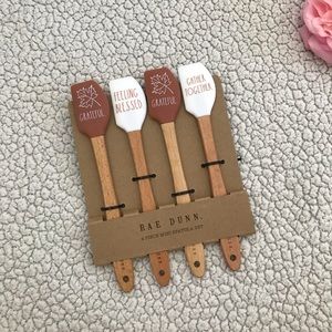 🦄 Rae Dunn Mini Spatula 4 Piece Set